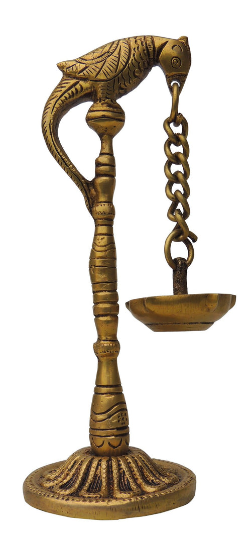 Brass Table Decor Oil Lamp, Deepak 0.5kg